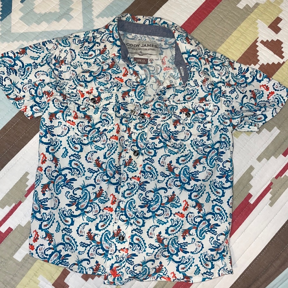 Short sleeve Cody James cowboy shirt